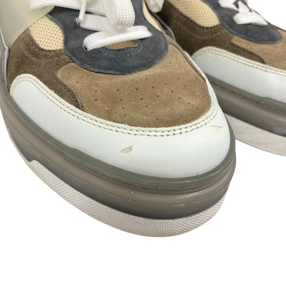 Christian Louboutin sneakers Knit, Suede gray Spike studs Astro Ruby mens 42 Used Authentic