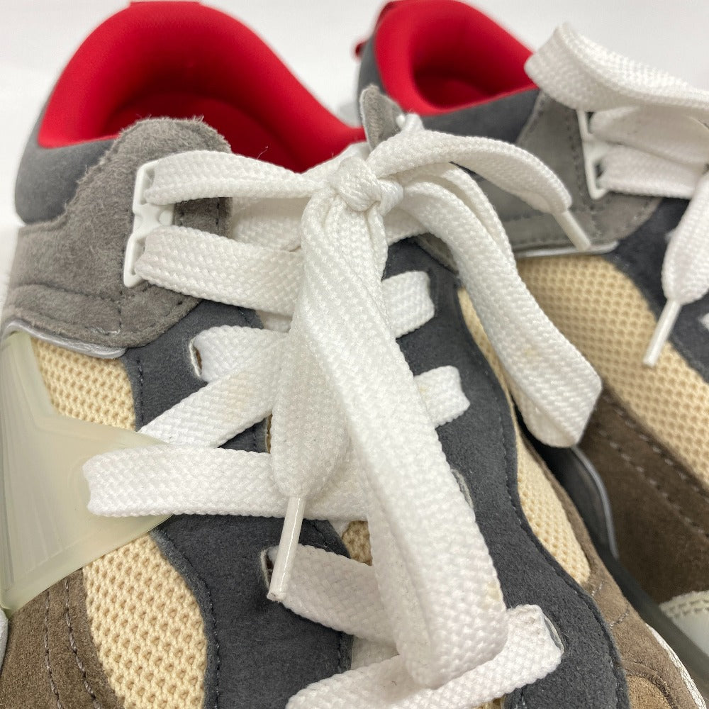 Christian Louboutin sneakers Knit, Suede gray Spike studs Astro Ruby mens 42 Used Authentic