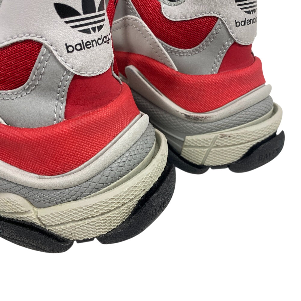 BALENCIAGA sneakers 712821 leather multicolor Balenciaga×Adidas collaboration Triple S mens 41 Used Authentic