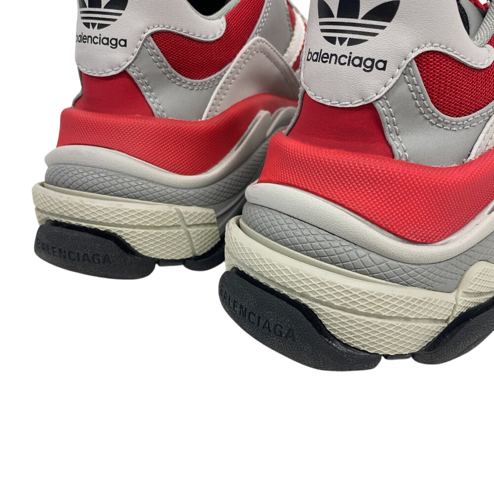 BALENCIAGA sneakers 712821 leather multicolor Balenciaga×Adidas collaboration Triple S mens 41 Used Authentic