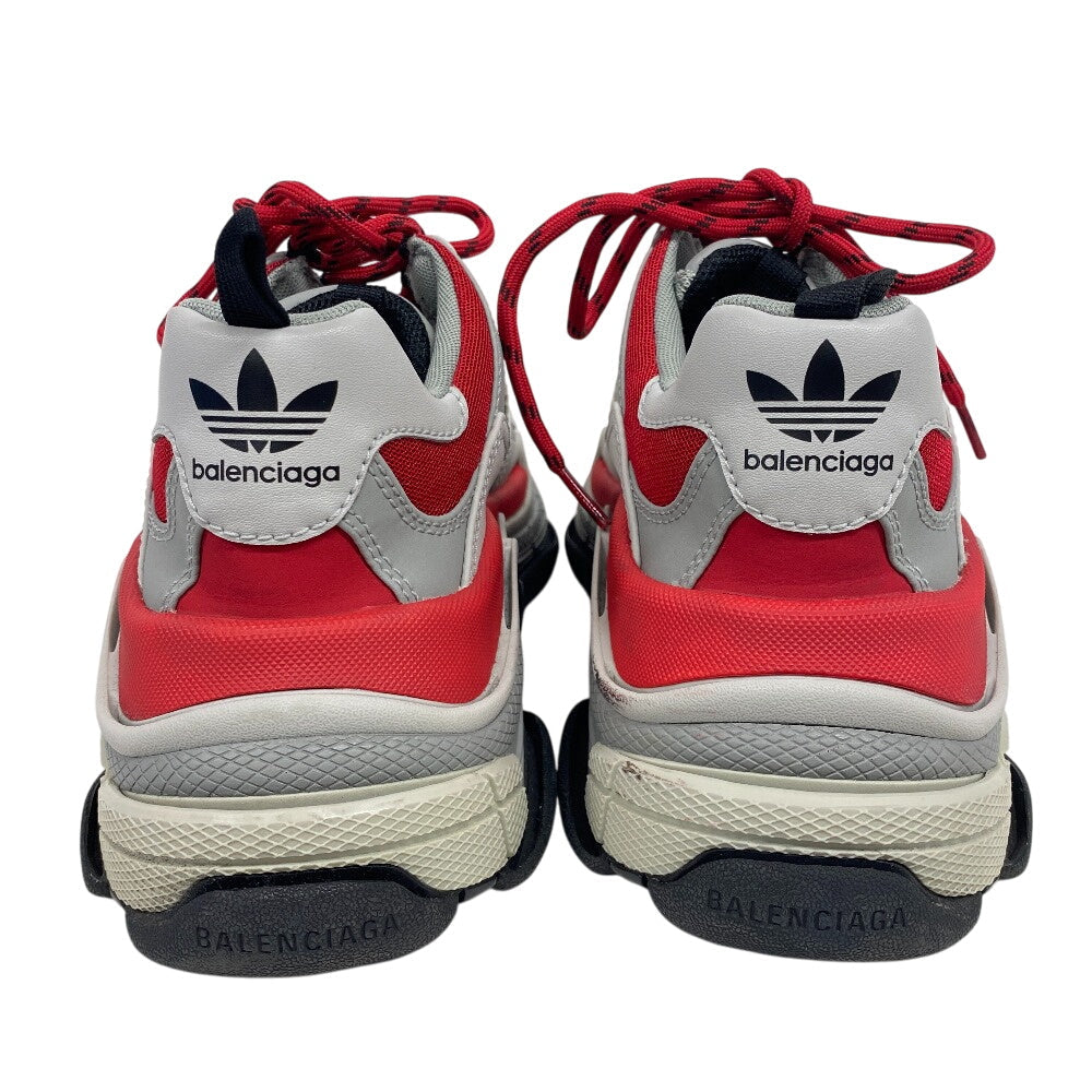 BALENCIAGA sneakers 712821 leather multicolor Balenciaga×Adidas collaboration Triple S mens 41 Used Authentic