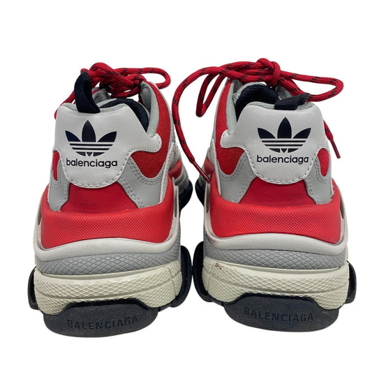 BALENCIAGA sneakers 712821 leather multicolor Balenciaga×Adidas collaboration Triple S mens 41 Used Authentic