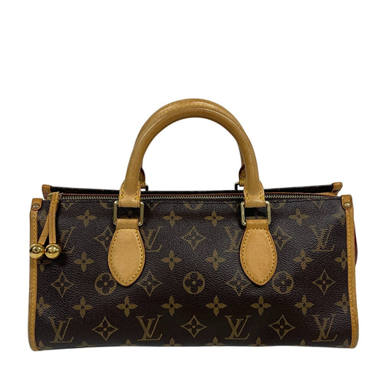 LOUIS VUITTON Handbag M40009 leather Brown Monogram Popan cool Women Used Authentic