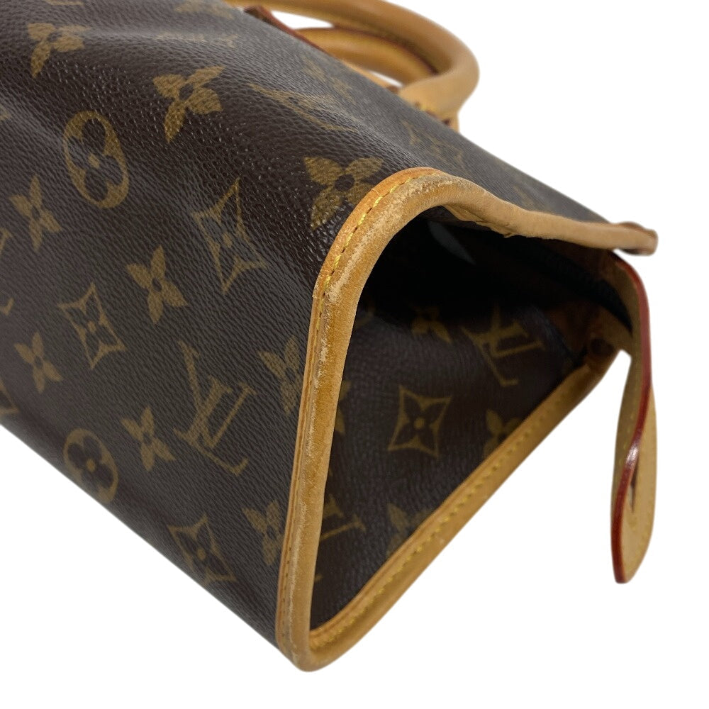 LOUIS VUITTON Handbag M40009 leather Brown Monogram Popan cool Women Used Authentic
