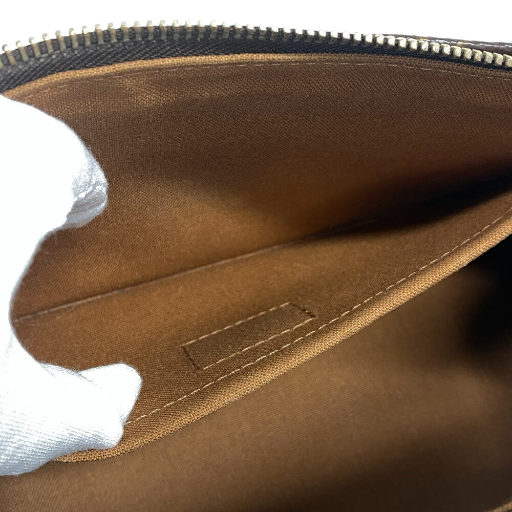 LOUIS VUITTON Handbag M40009 leather Brown Monogram Popan cool Women Used Authentic
