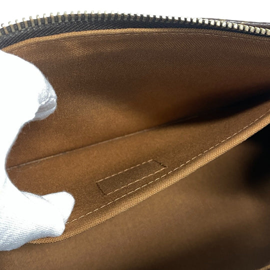 LOUIS VUITTON Handbag M40009 leather Brown Monogram Popan cool Women Used Authentic