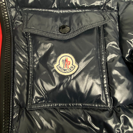 MONCLER Down jacket Nylon Navy Short down jacket MONTBELIARD mens S Used Authentic