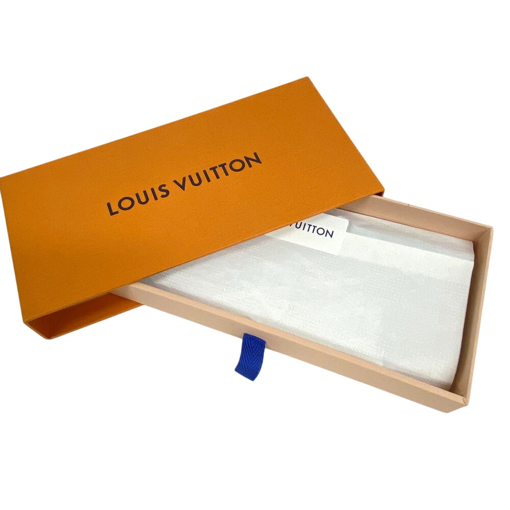 LOUIS VUITTON handkerchief M90798 silk Navy Pocket chief Monogram Shade Oversized Pocket Square mens(Unisex) Used Authentic