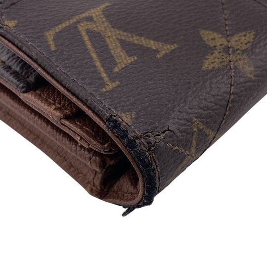 LOUIS VUITTON Long Wallet Purse M66556 Monogram Brown Turn lock Monogram Etoile Portefeuille Sarah Women Used Authentic