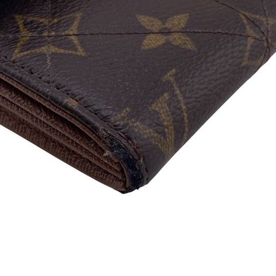 LOUIS VUITTON Long Wallet Purse M66556 Monogram Brown Turn lock Monogram Etoile Portefeuille Sarah Women Used Authentic