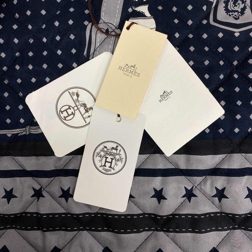 HERMES Riders jacket Sheepskin, Cashmere black liner vest mens 34 Used Authentic