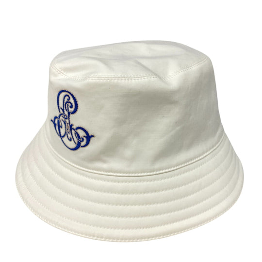 HERMES hat Cotton, Polyurethane white Bucket hat Harper Emile Women(Unisex) 59 Used Authentic
