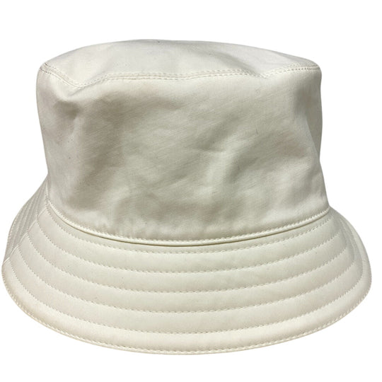 HERMES hat Cotton, Polyurethane white Bucket hat Harper Emile Women(Unisex) 59 Used Authentic