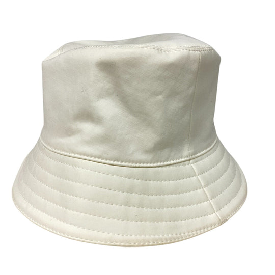 HERMES hat Cotton, Polyurethane white Bucket hat Harper Emile Women(Unisex) 59 Used Authentic