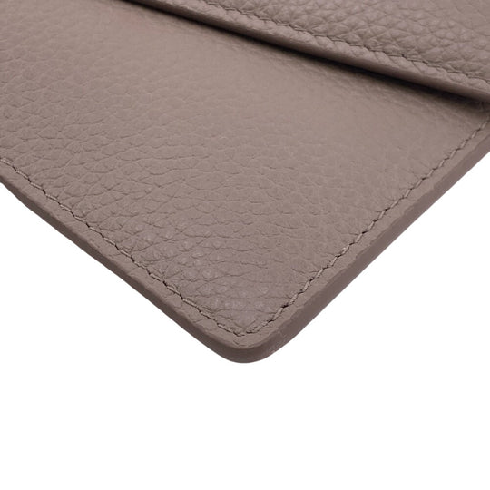 MIUMIU Coin case 5MF060 leather beige Fragment case Women Used Authentic