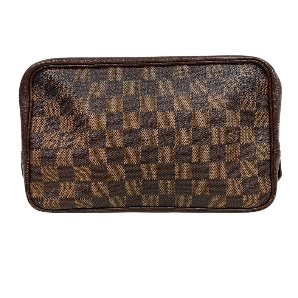 LOUIS VUITTON Clutch bag N47623 leather Brown Damier Truest wallet 25(Unisex) Used Authentic