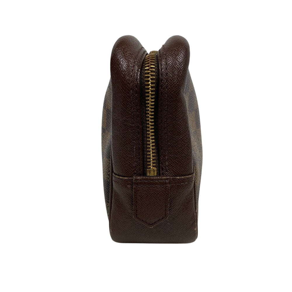 LOUIS VUITTON Clutch bag N47623 leather Brown Damier Truest wallet 25(Unisex) Used Authentic