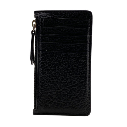 Maison Margiela Coin case leather black Fragment case Card Case 4stitch Women(Unisex) Used Authentic