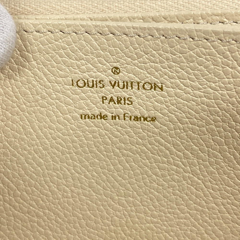LOUIS VUITTON Long Wallet Purse M82212 leather claim Monogram Ann Platt Zippy wallet