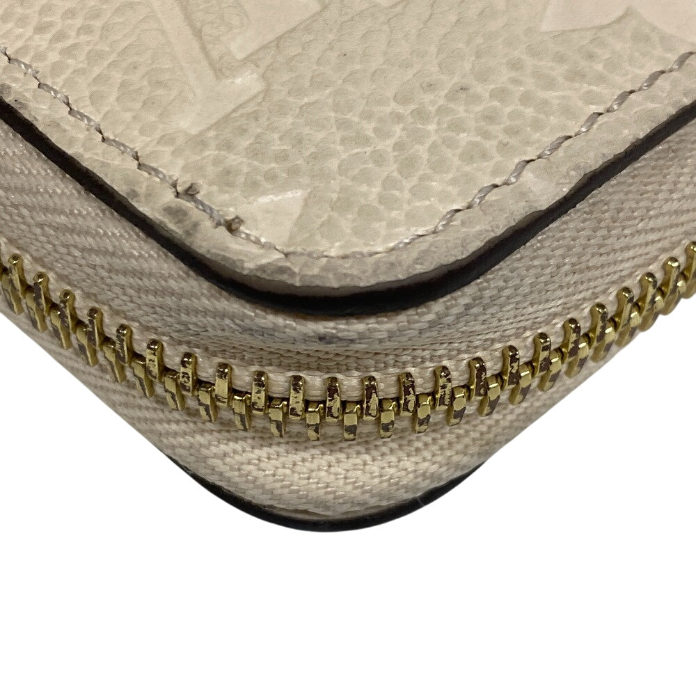 LOUIS VUITTON Long Wallet Purse M82212 leather claim Monogram Ann Platt Zippy wallet