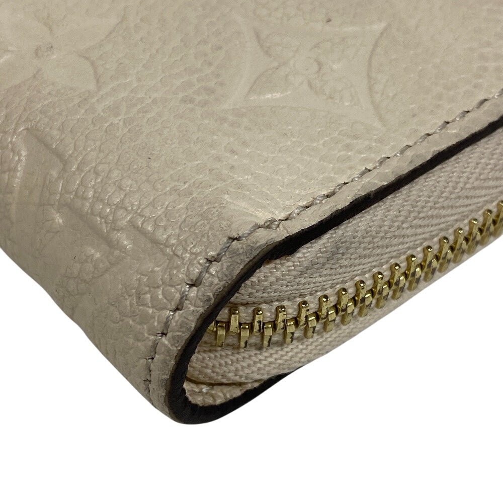 LOUIS VUITTON Long Wallet Purse M82212 leather claim Monogram Ann Platt Zippy wallet
