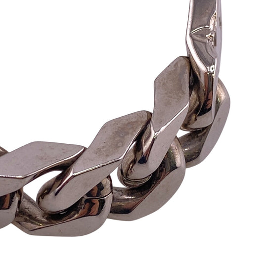 LOUIS VUITTON bracelet M00269 Gold Plated Silver Chain Monogram(Unisex) Used Authentic