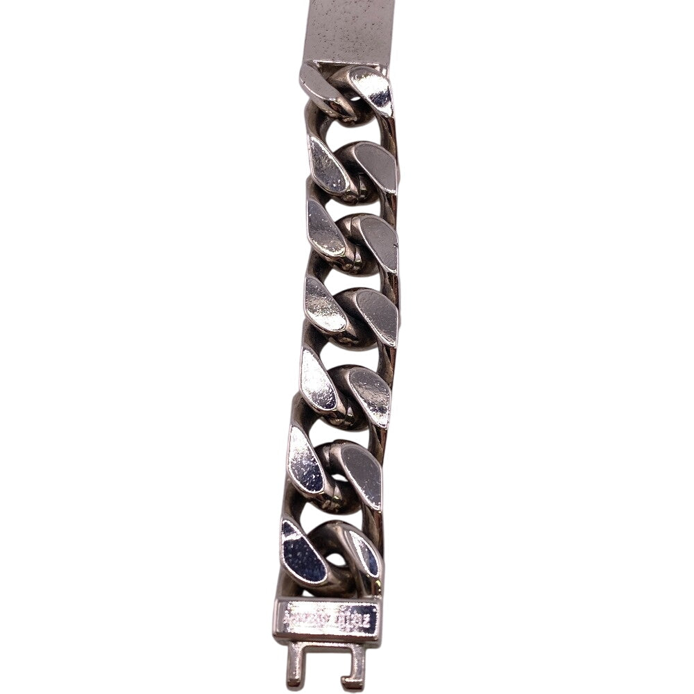 LOUIS VUITTON bracelet M00269 Gold Plated Silver Chain Monogram(Unisex) Used Authentic