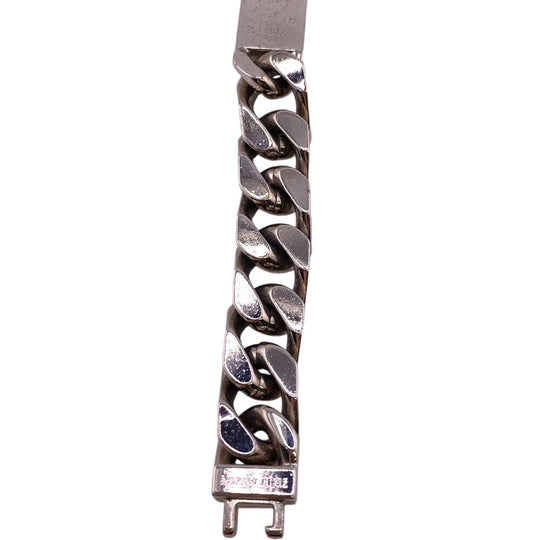 LOUIS VUITTON bracelet M00269 Gold Plated Silver Chain Monogram(Unisex) Used Authentic