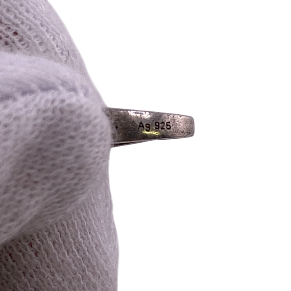 GUCCI Necklace Silver925 Silver Interlocking G(Unisex) Used Authentic