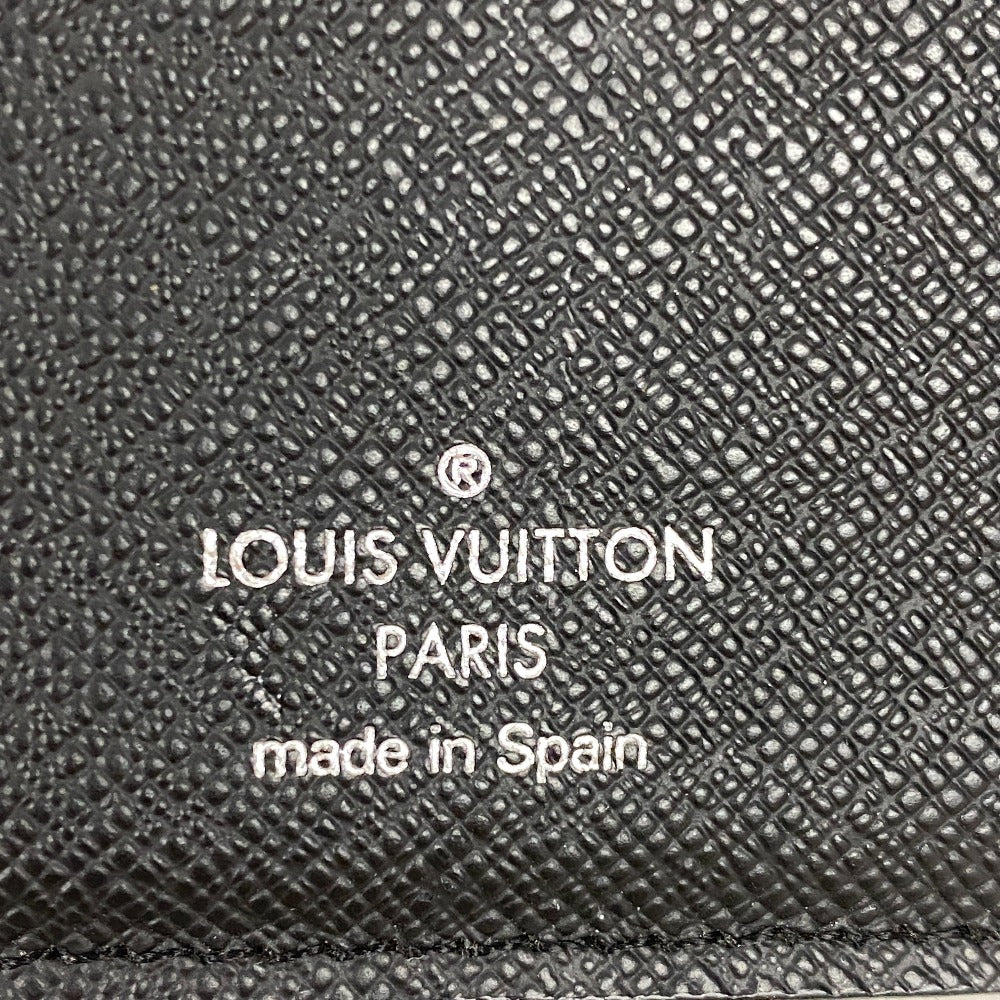 LOUIS VUITTON Bifold Wallet M62545 leather black Monogram Eclipse Marco NM new model