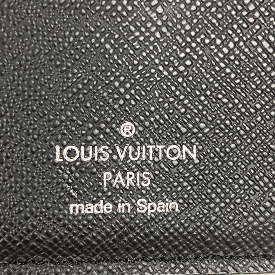 LOUIS VUITTON Bifold Wallet M62545 leather black Monogram Eclipse Marco NM new model