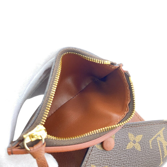LOUIS VUITTON Tri-fold wallet M62472 leather Brown Portefeuille Monogram Victorine Women(Unisex) Used Authentic