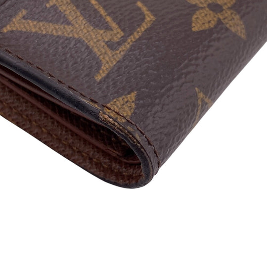 LOUIS VUITTON Tri-fold wallet M62472 leather Brown Portefeuille Monogram Victorine Women(Unisex) Used Authentic