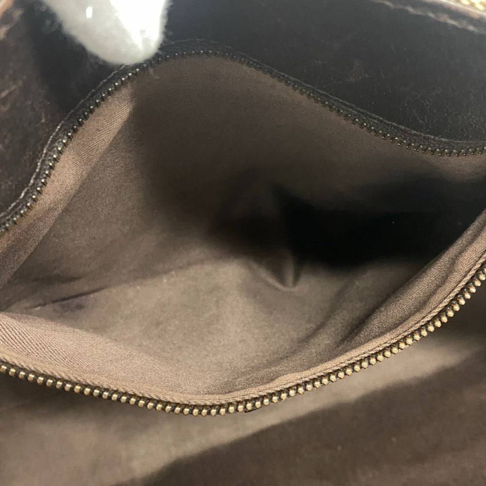 GUCCI Tote Bag 106251 Canvas, Leather Brown GG canvas Women Used Authentic
