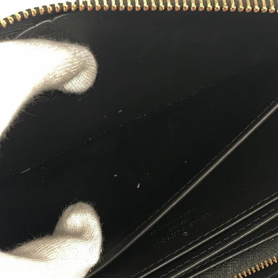 LOUIS VUITTON Long Wallet Purse M80324 Canvas, Leather black Monogram jacquard Since1854 Zippy wallet