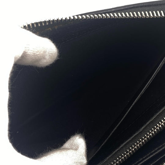 BALENCIAGA Long Wallet Purse 443655 leather black Graffiti bazaar