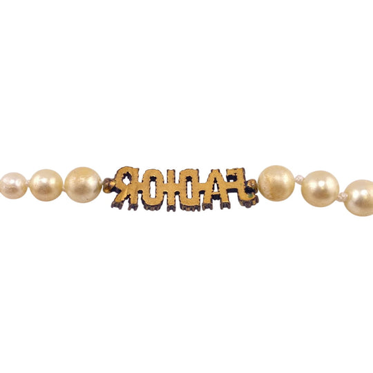 Christian Dior choker Gold Plated gold Rhinestone pearl J’ADIOR