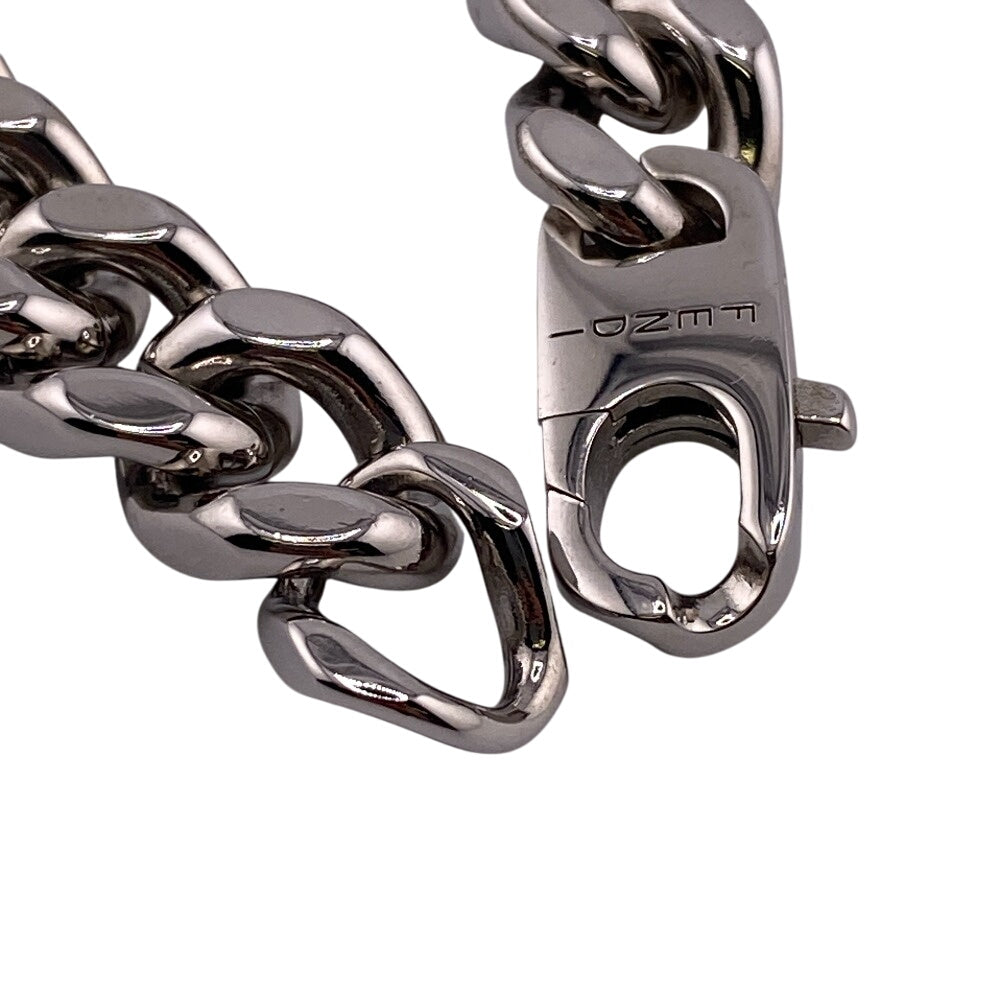 FENDI bracelet Silver Silver Chain Kihei mens Used Authentic