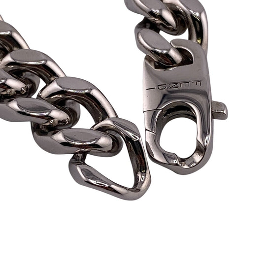FENDI bracelet Silver Silver Chain Kihei mens Used Authentic
