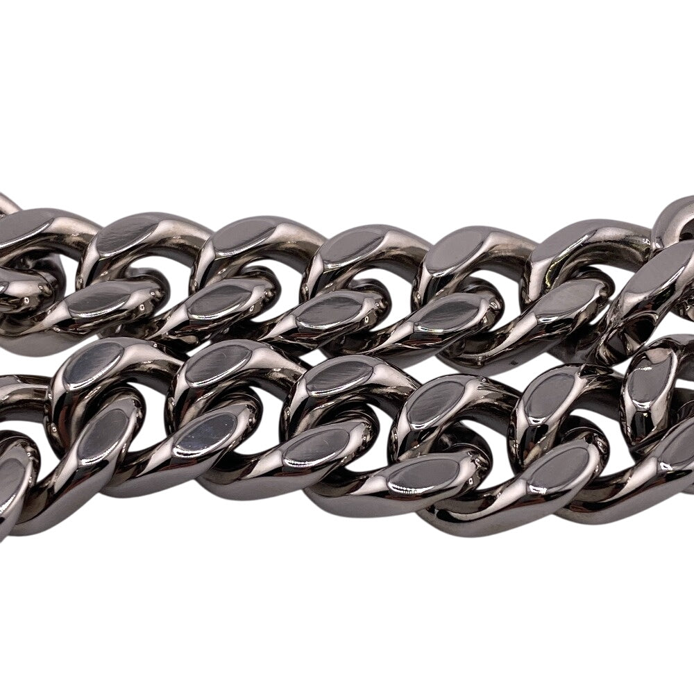 FENDI bracelet Silver Silver Chain Kihei mens Used Authentic