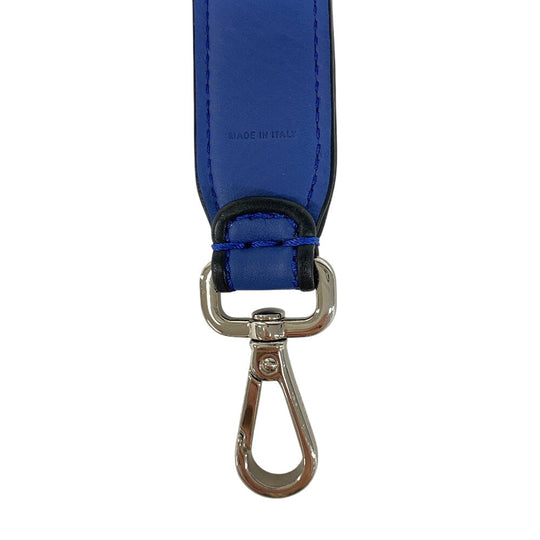 FENDI Shoulder strap leather blue FANTASTIC FENDI Mini strap you Women Used Authentic