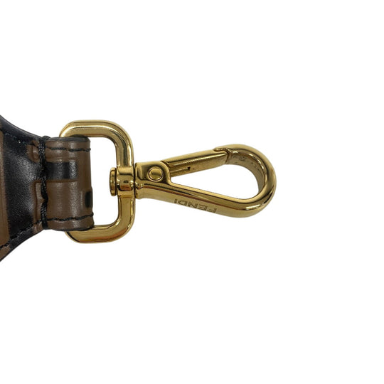 FENDI strap leather Brown Zucca Mini strap you