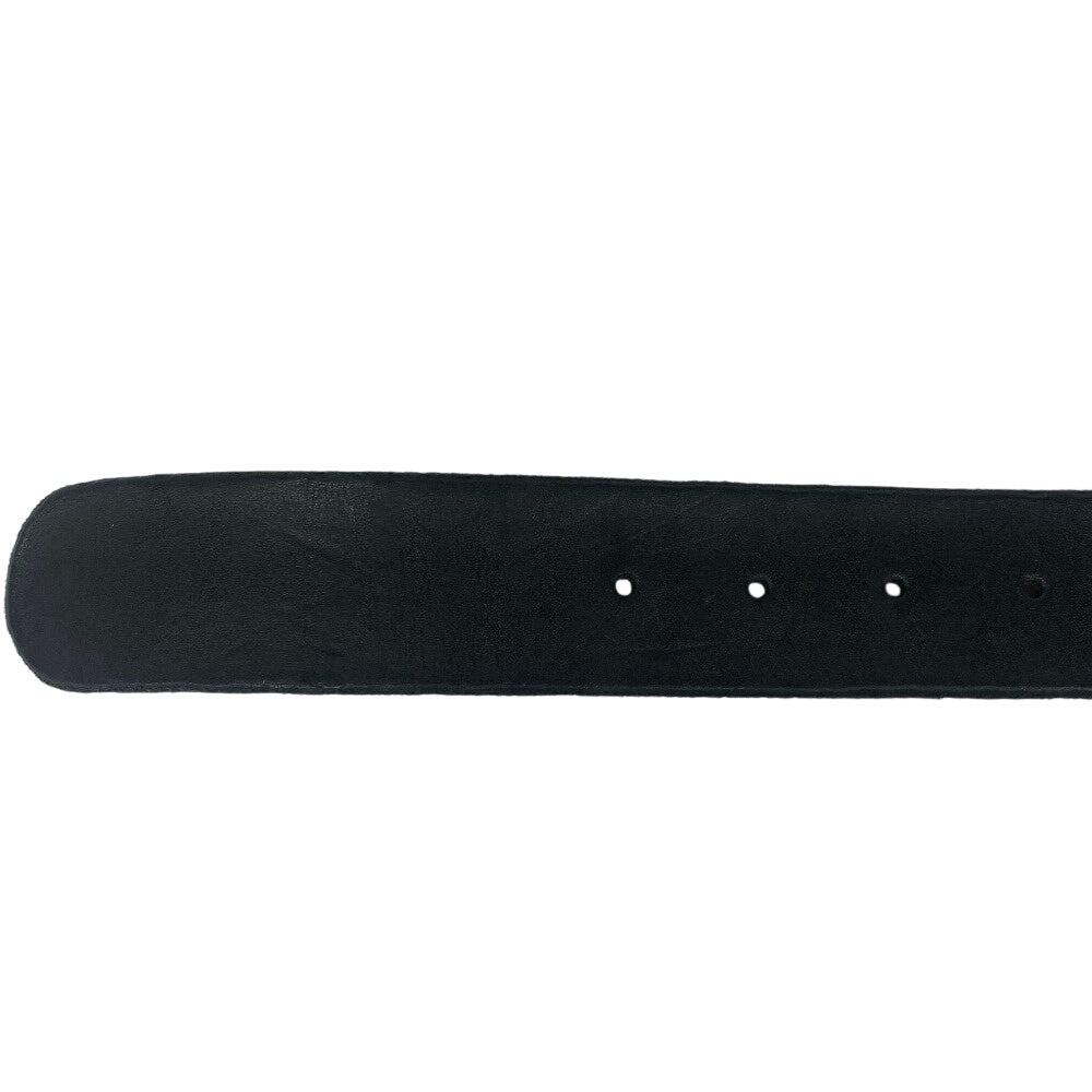 GUCCI belt 476341 Leather, Stone black Double G