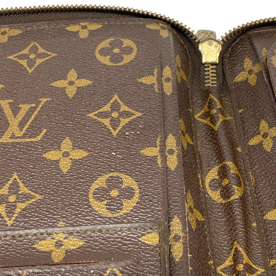 LOUIS VUITTON Travel case M60113 leather Brown Long Wallet Purse Zip Around Monogram Posh Escapade Women(Unisex) Used Authentic