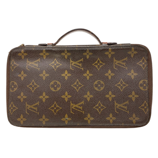 LOUIS VUITTON Travel case M60113 leather Brown Long Wallet Purse Zip Around Monogram Posh Escapade Women(Unisex) Used Authentic