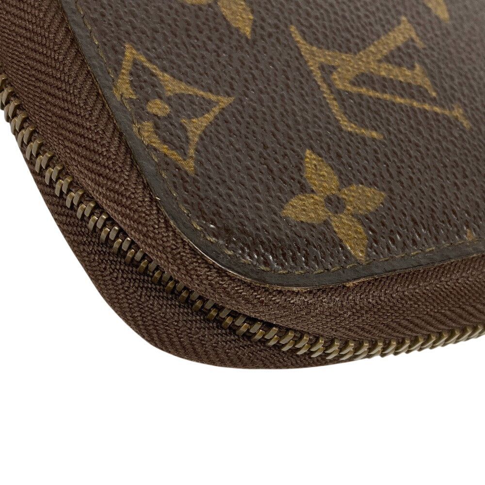 LOUIS VUITTON Travel case M60113 leather Brown Long Wallet Purse Zip Around Monogram Posh Escapade Women(Unisex) Used Authentic