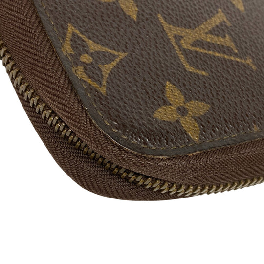 LOUIS VUITTON Travel case M60113 leather Brown Long Wallet Purse Zip Around Monogram Posh Escapade Women(Unisex) Used Authentic
