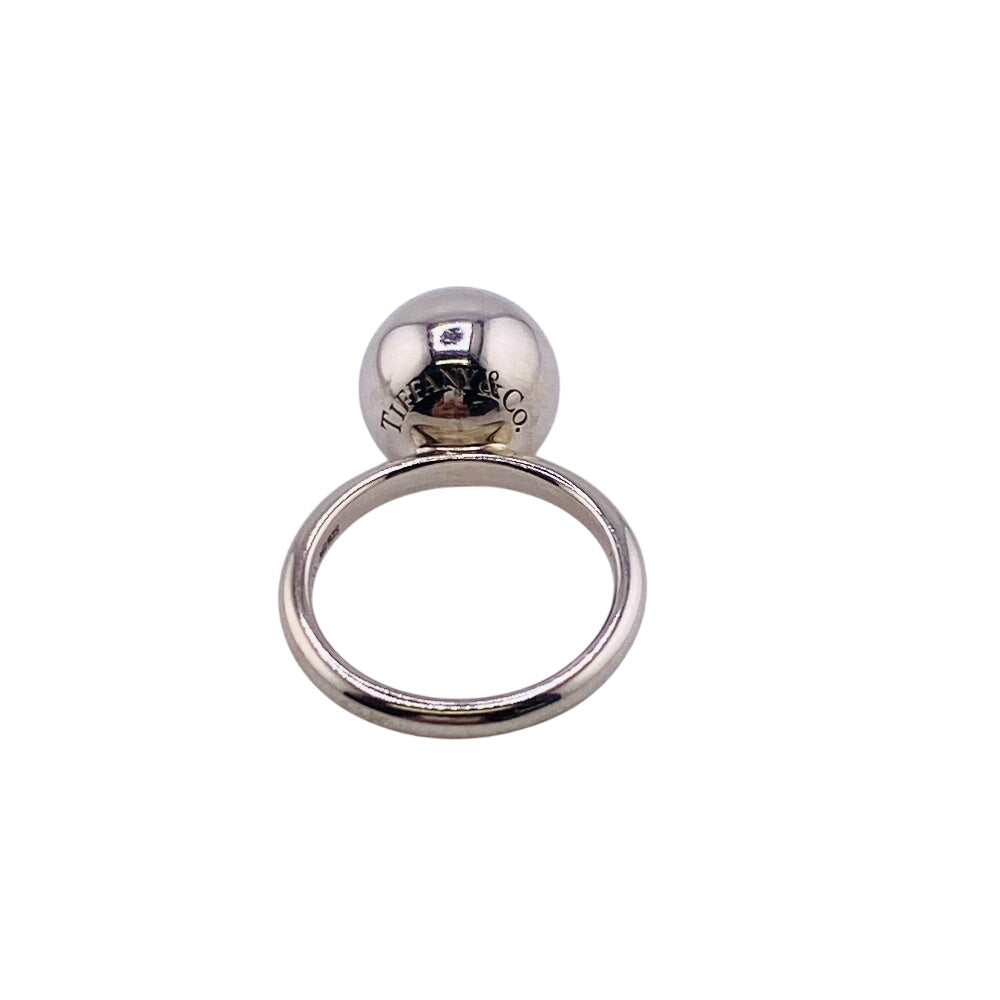 TIFFANY&Co. Ring Silver925 Silver 4.8g Hardware ball Women Used Authentic