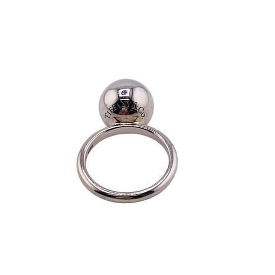 TIFFANY&Co. Ring Silver925 Silver 4.8g Hardware ball Women Used Authentic