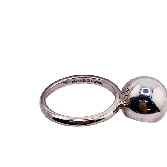 TIFFANY&Co. Ring Silver925 Silver 4.8g Hardware ball Women Used Authentic